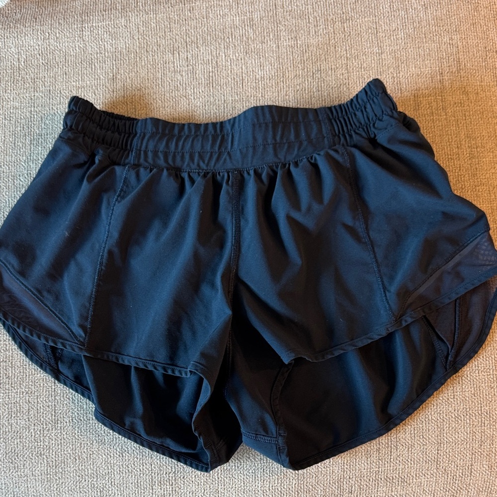 lululemon athletica Black Layered Running Shorts